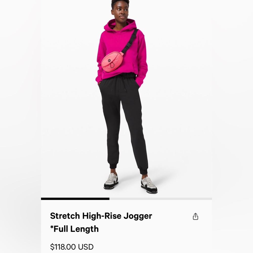 Lulu Lemon Stretch High Rise Joggers! Size 6!